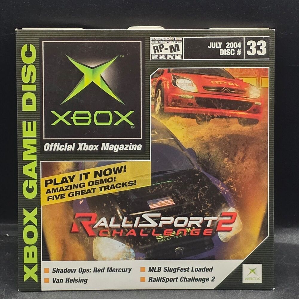 Official Xbox Magazine Demo Disc #33 July 2004 RalliSport Challenge 2
